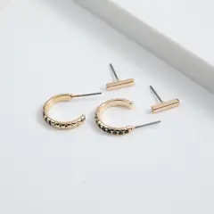 I D - Set de Aros Mara Dorados i-D