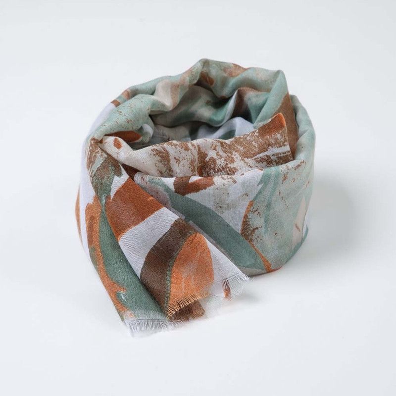 I D - Pañuelo Estampado Leo Verde i-D