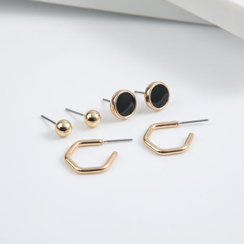 I D - Set de Aros Georgette Dorados i-D