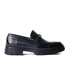 ZAMETA - Mocasín Urbano Tassel Negro Liso