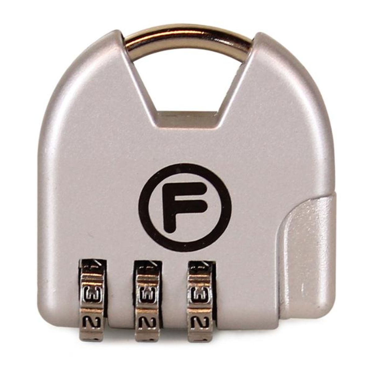 F - Candado gris 3 dígitos F la Maleta de Chile