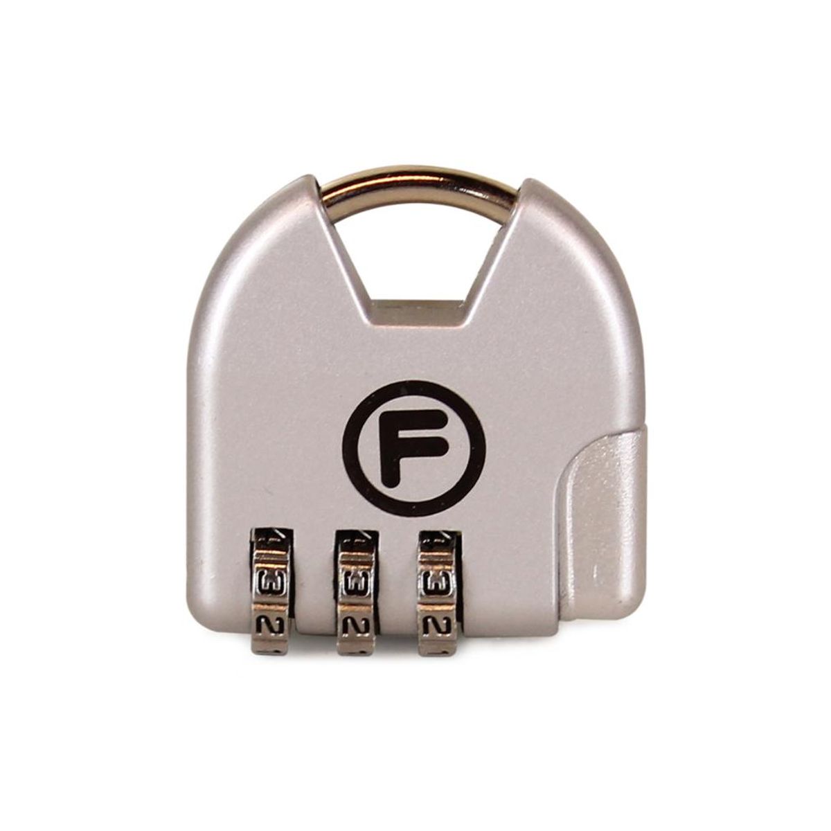 F - Candado gris 3 dígitos F la Maleta de Chile