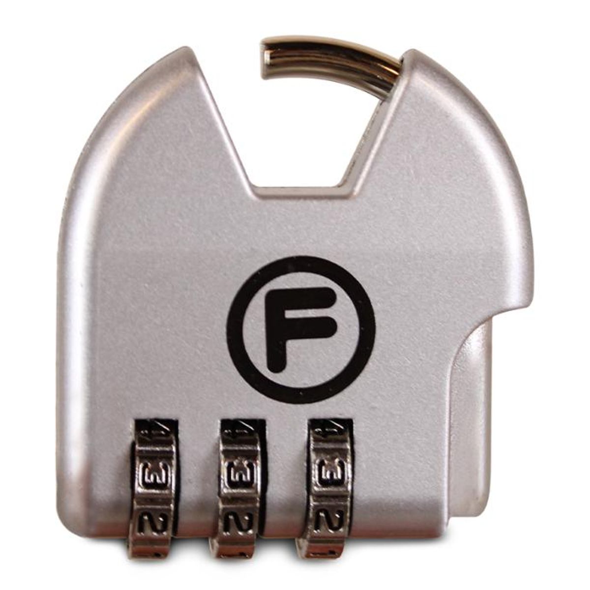 F - Candado gris 3 dígitos F la Maleta de Chile