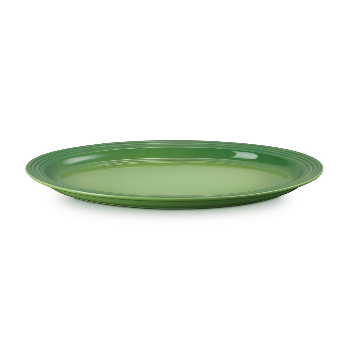 LE CREUSET - Le Creuset Bandeja Oval Vancouver 46cm Verde Bamboo Cerámica