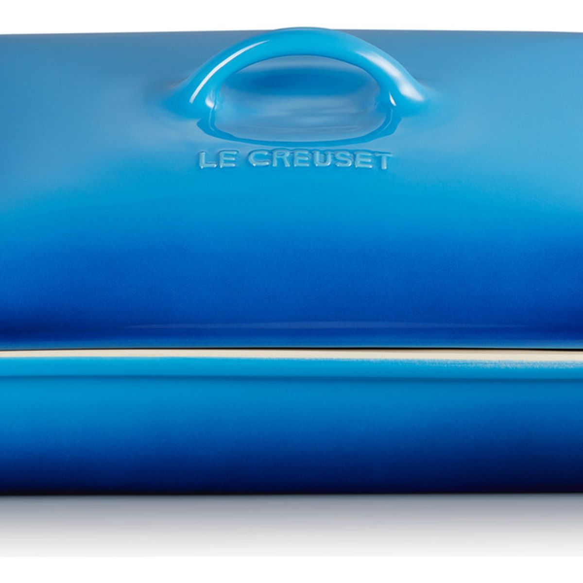 LE CREUSET - Le Creuset Bandeja Rectangular 33 Cm Con Tapa Azul Azure