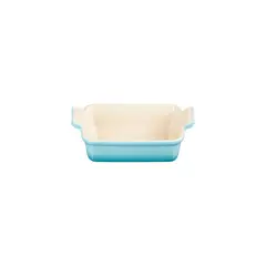 LE CREUSET - Bandeja Rectangular Heritage 19Cm Azul Caribe