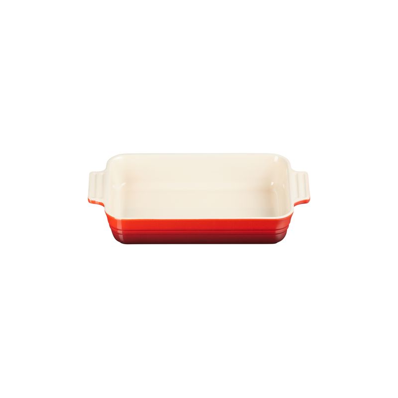 LE CREUSET - Le Creuset Bandeja Rectangular Clásica 25cm Cereza Cerámica