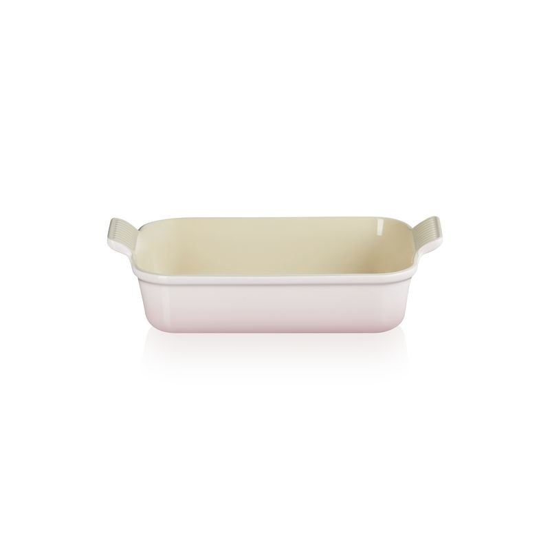 LE CREUSET - Bandeja Rectangular Heritage 26cm Shell Pink