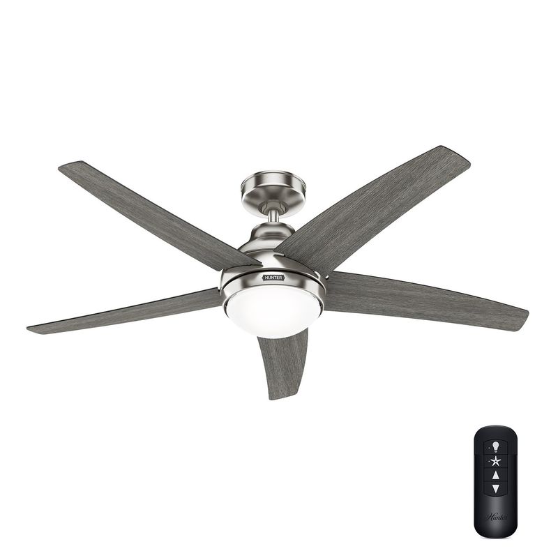 HUNTER - VENTILADOR DE TECHO HUNTER BERNARD 52”  CON LUZ 