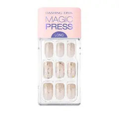 DASHING DIVA - Magic Gel Press Manicure MDR717SL Square Long-Super Slim Fit