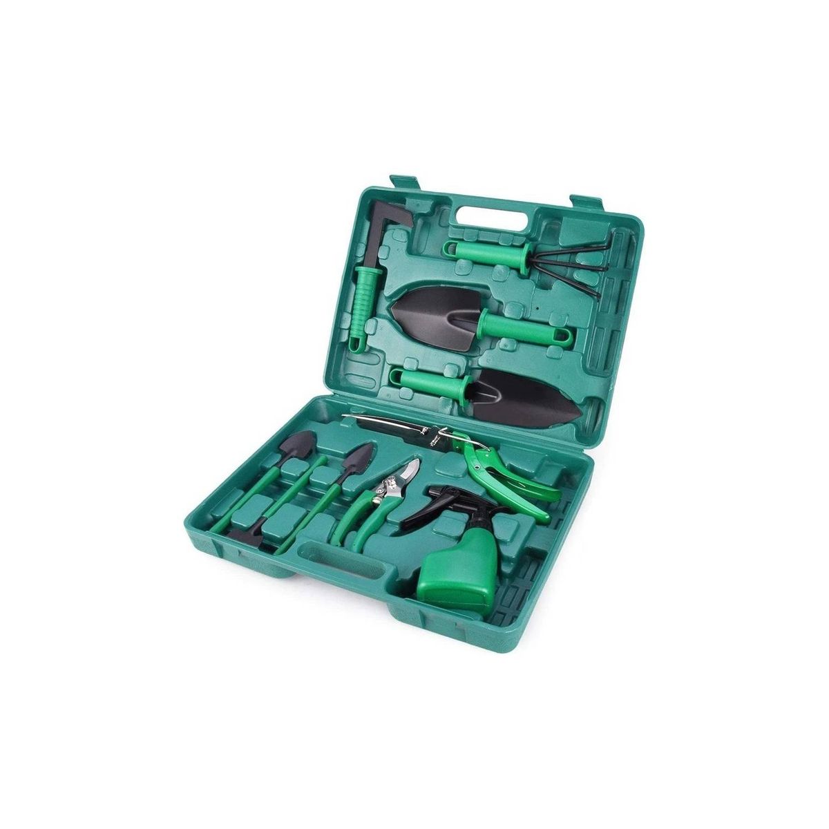 U BUY - Kit Herramientas Jardinería Acero Rastrillo Tijera Podar