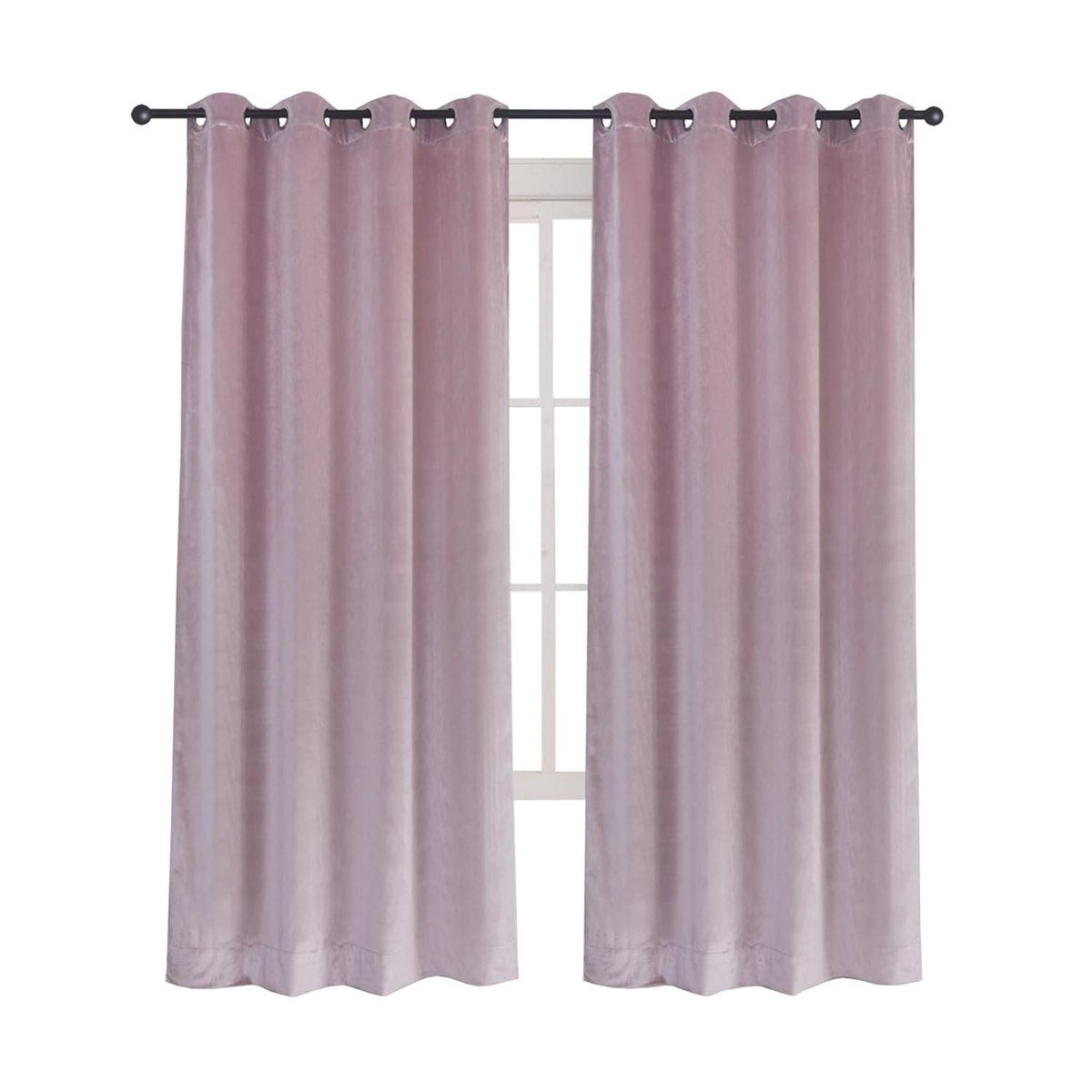 CASATUA - Cortina 100% Blackout Engomada Terciopelox2Casatua 135x220 - Lila