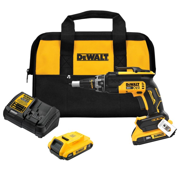 Set Atornillador Inalambrico 1/4" Drywall 20V DCF630D2-B2