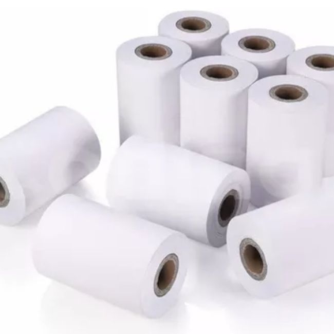 GENERICO - 50 Rollos de Papel térmico 57X40 PARA BOLETAS