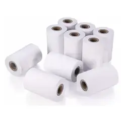 GENERICO - 50 Rollos de Papel térmico 57X40 PARA BOLETAS