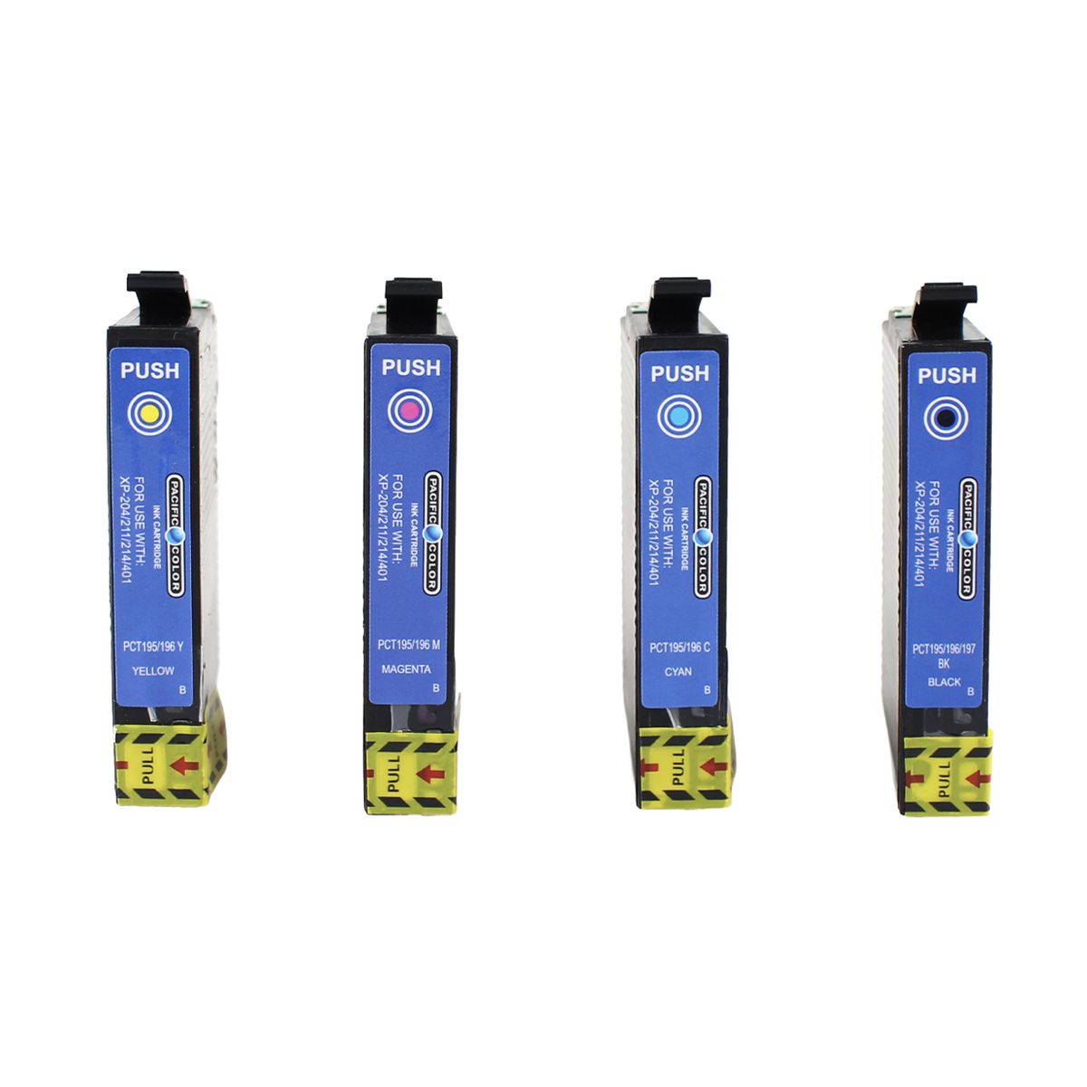 GENERICO - Pack 4 Cartuchos Tintas Alternativas 195 196 197 Xp201 Epson