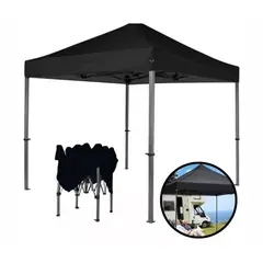 GENERICO - Toldo Negro 3x3 Mts jardin hogar