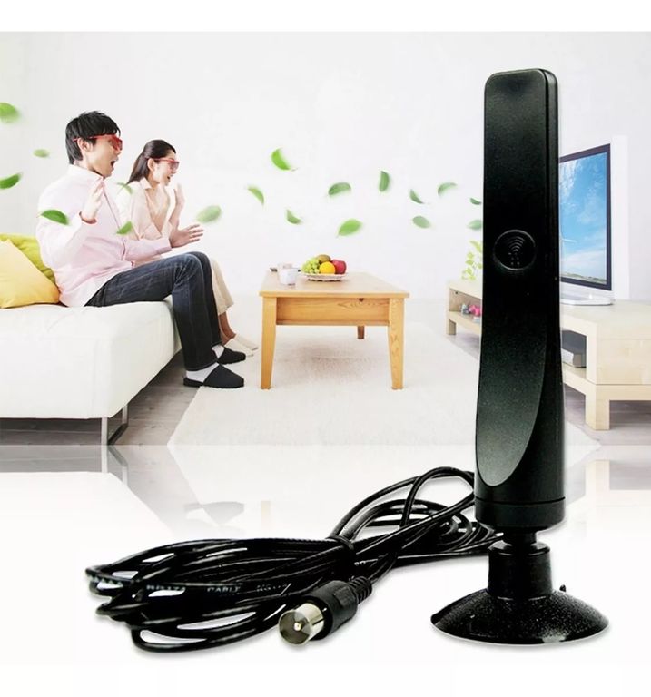 EDWINAYY Antena Tv Abierta Digital Hd Smart Interior con Pedestal