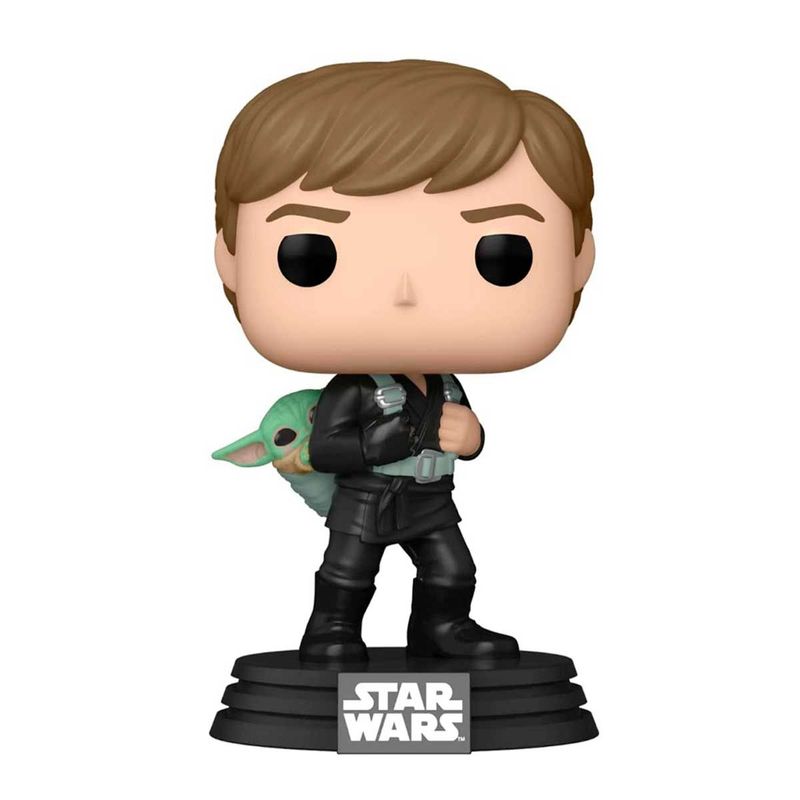 FUNKO - Funko Pop Luke Skywalker Grogu N°583 Star Wars