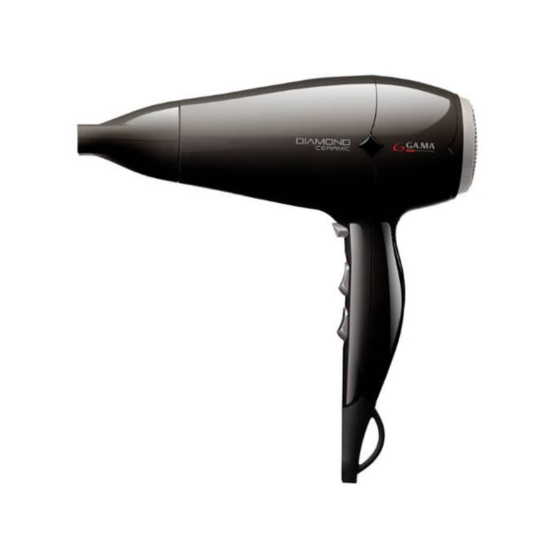 GAMA - Secador de pelo Gama Diamond Ceramic STD Black