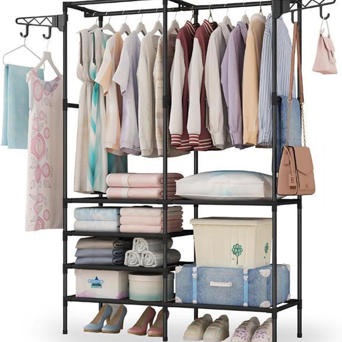 BLUEDREAMER - perchero armario de almacenamiento de ropa zapatero