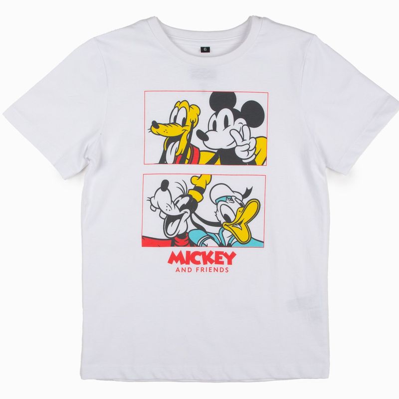 DISNEY - Pack Poleras Niño Mickey y sus Amigos Rojo Disney