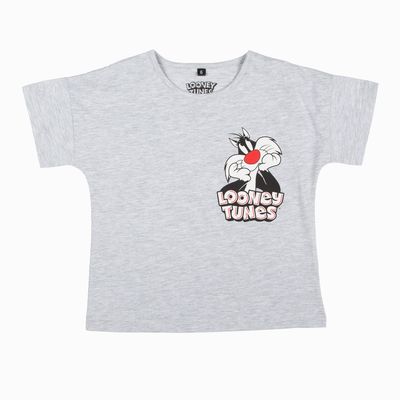 Imagen 2 del producto Pack Poleras Niña Silvestre Blanco Looney Tunes