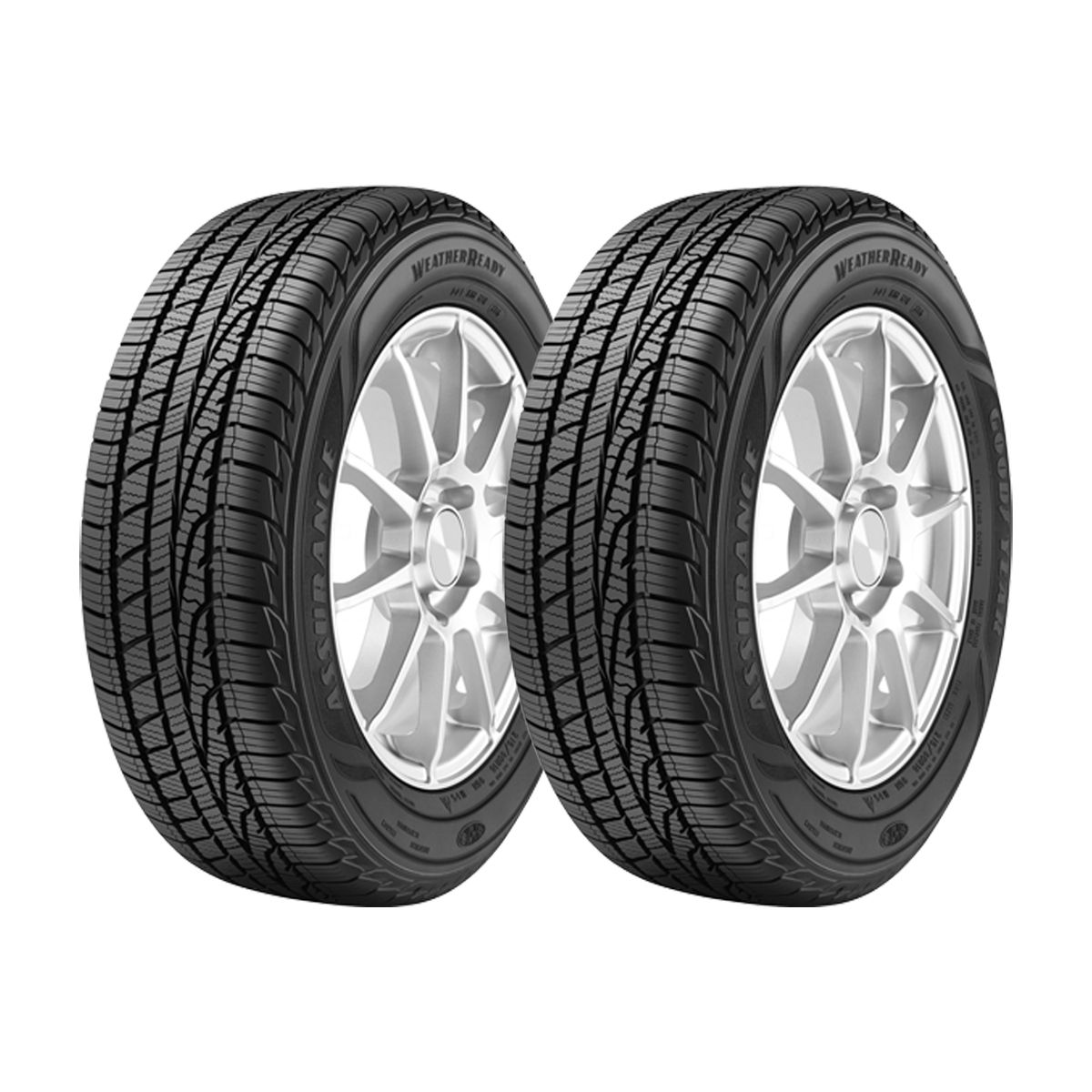 GOODYEAR - SET 2 NEUMATICOS GOODYEAR 195/65 R15 91H ASSCE WEATHERREADY