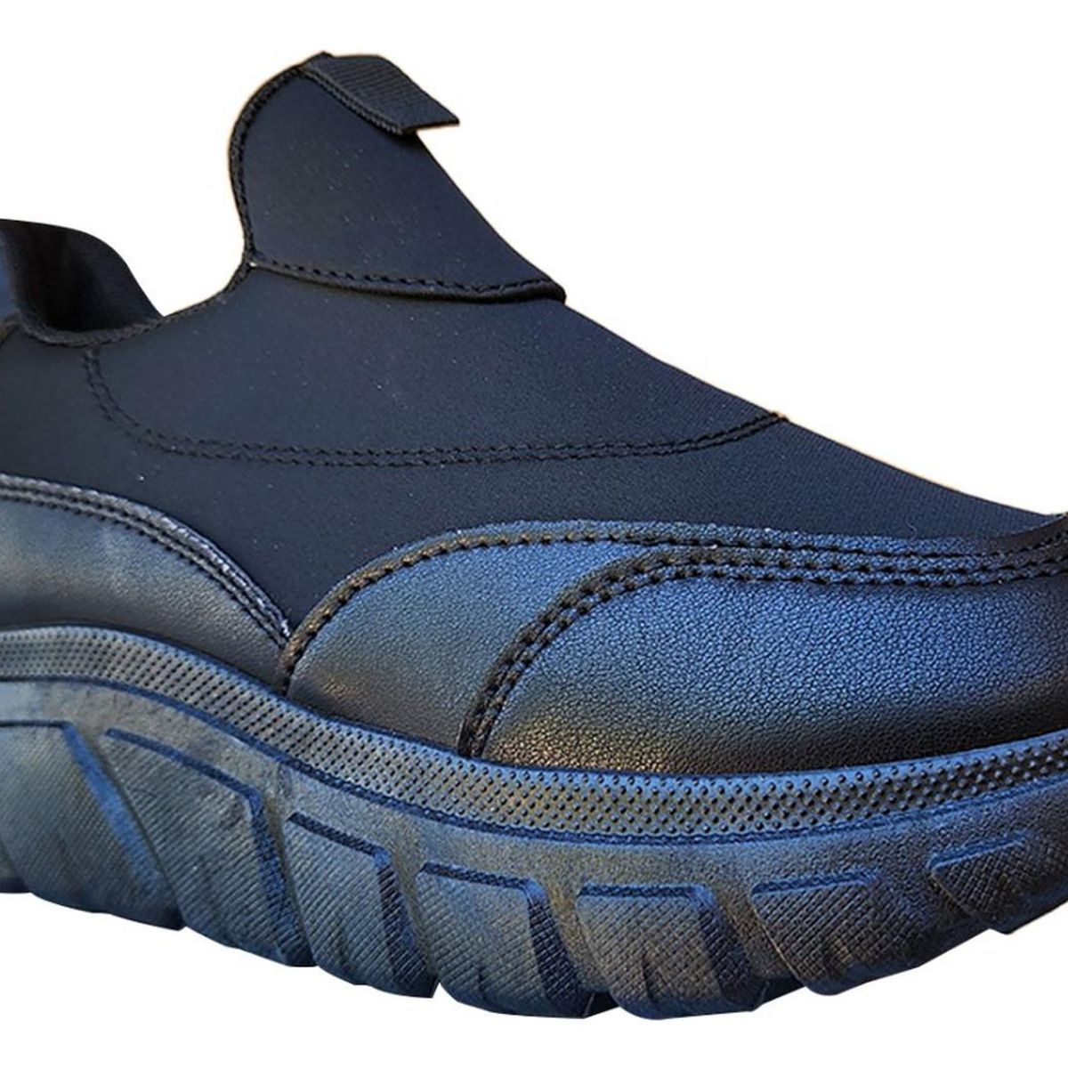 GENERICO - Zapatilla De Mujer Con Plataforma Comoda Ligera Negra 7480