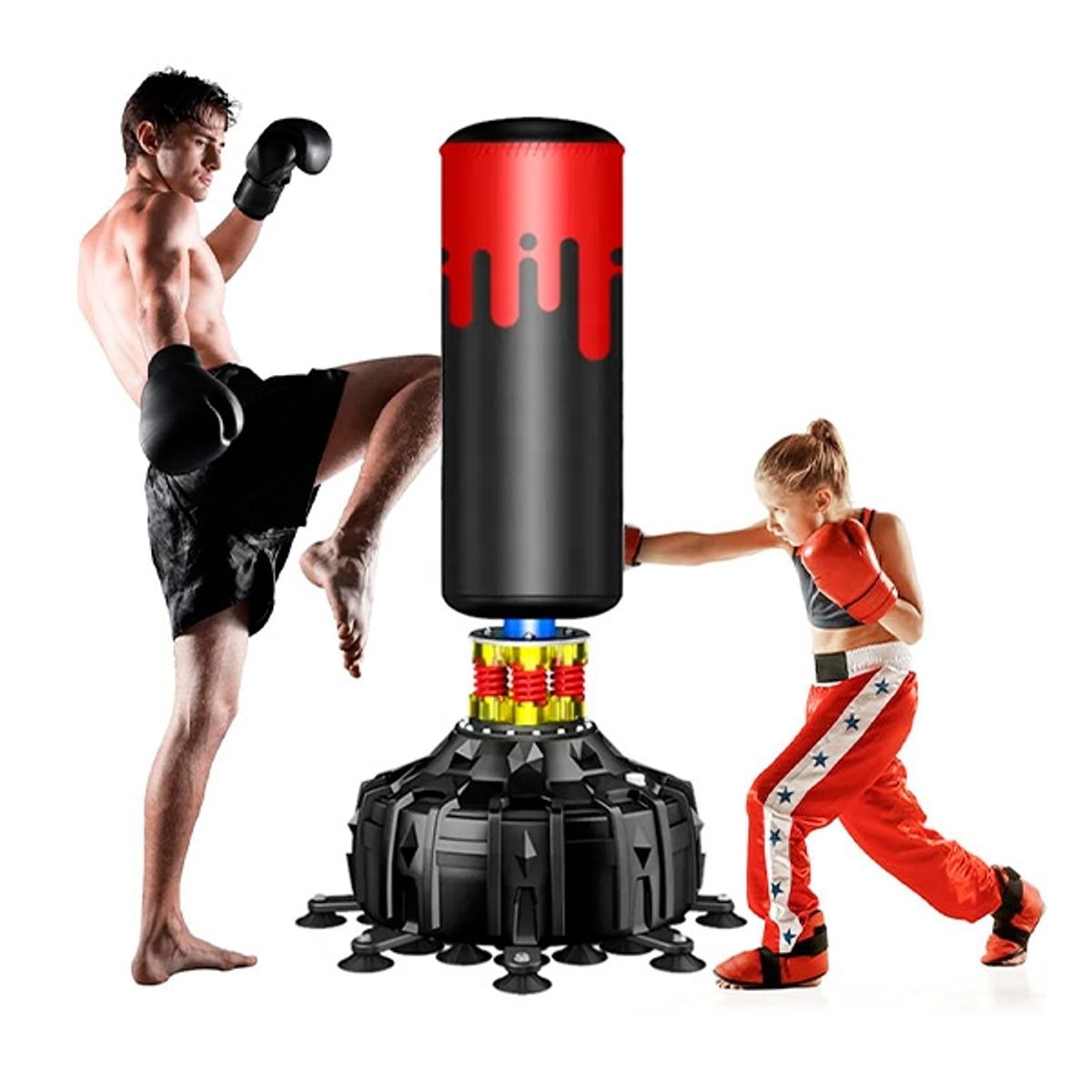 GENERICO - Punching Bag Adhesivo Movible 175 cm - S -TJ708