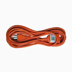 MACROTEL - Alargador Eléctrico Naranjo 5 Mts - Sello Sec