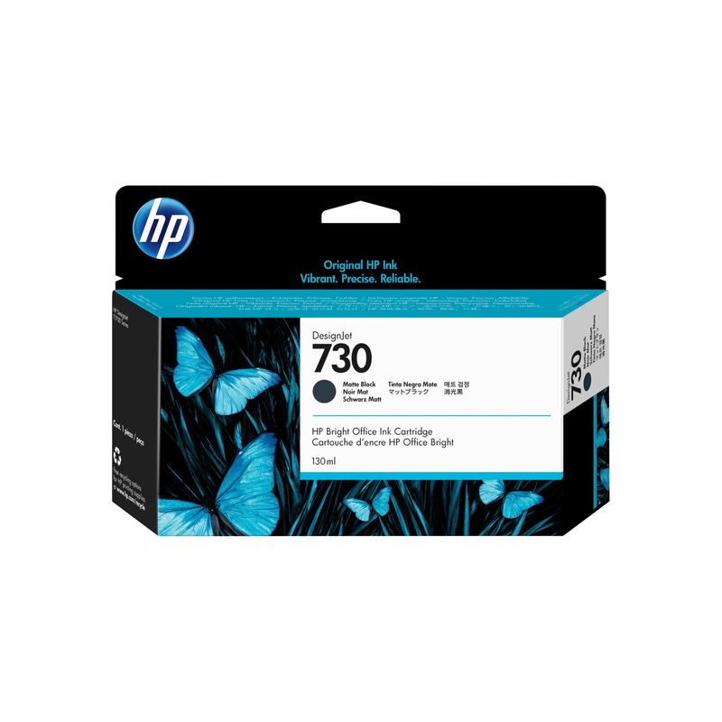 HP - Cartucho de Tinta HP 730 DesignJet P2V65A 130 ml Negro Mate HP