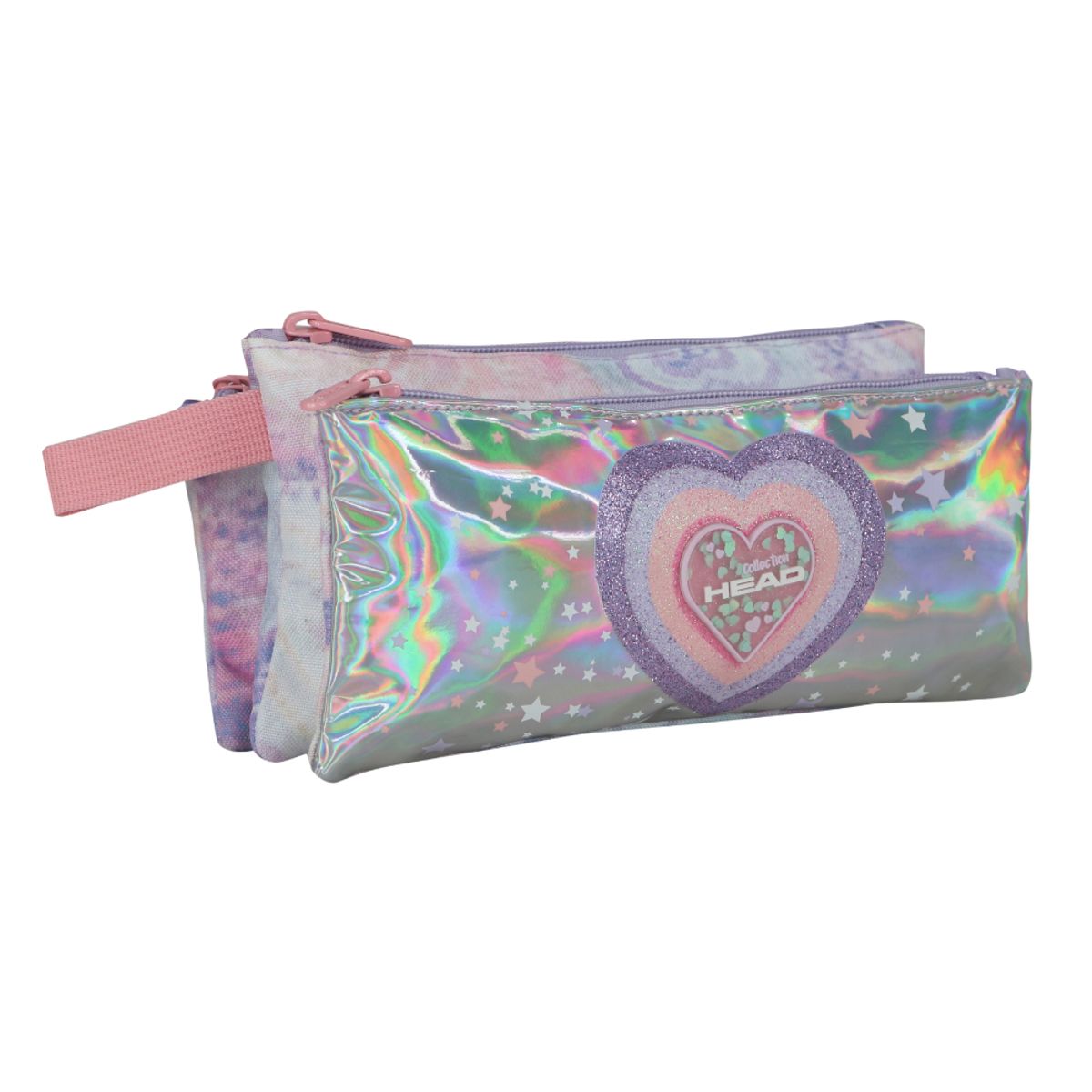 HEAD - Estuche Escolar Celerio Tie Dye Heart Lila Head
