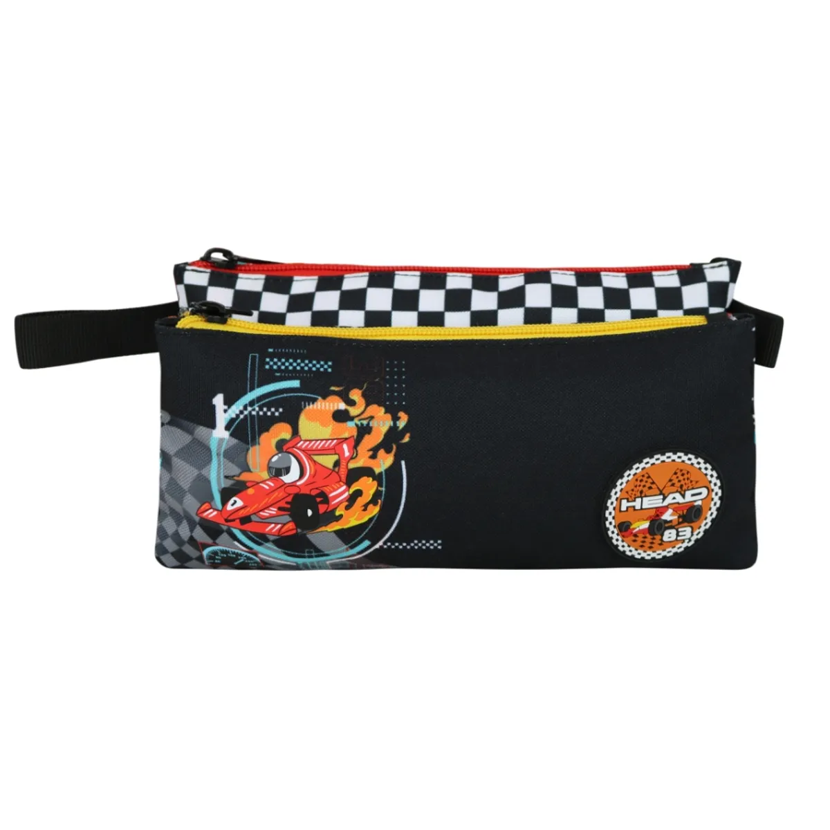 HEAD - Estuche Escolar Celerio Race Car Negro Head