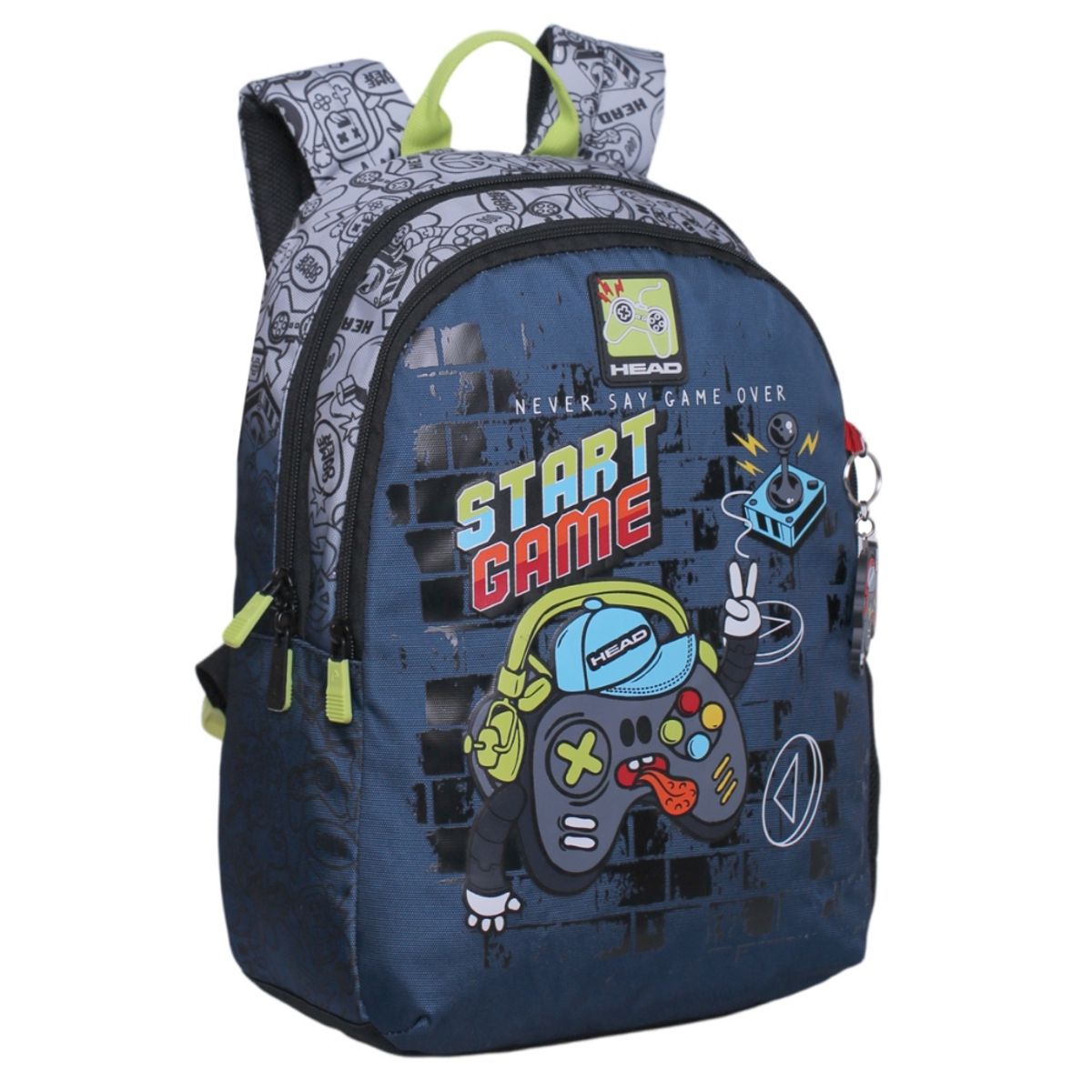 HEAD - Mochila Escolar Bionica Faded Gamer Azul Head