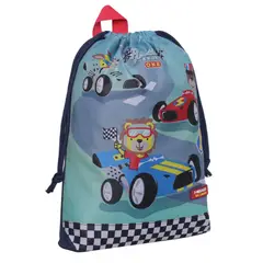 HEAD - Mochila Gymbag Infantil Kinder Cars Azul