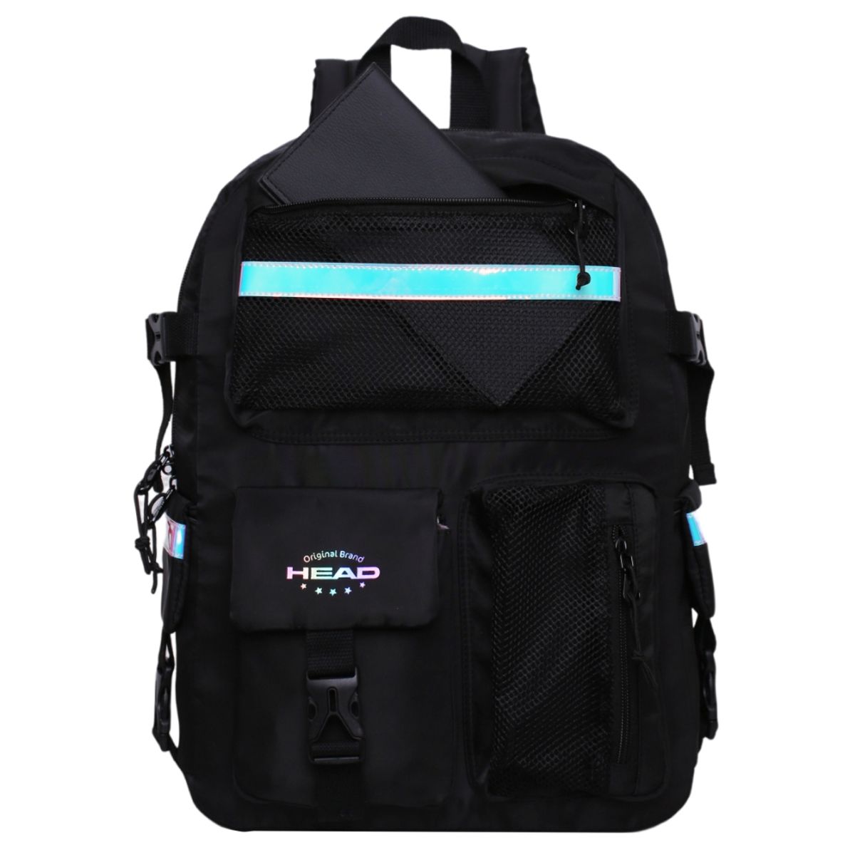 HEAD - Mochila Mujer Escalede Holographic Negro Head