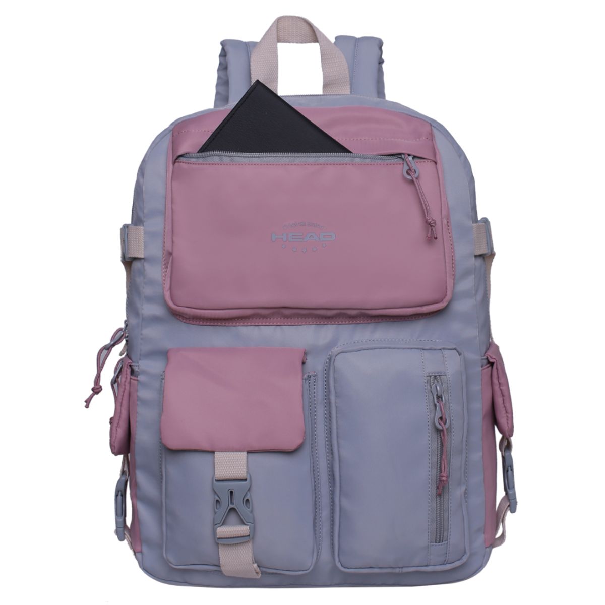 HEAD - Mochila Mujer Escalede Color Block Gris Head