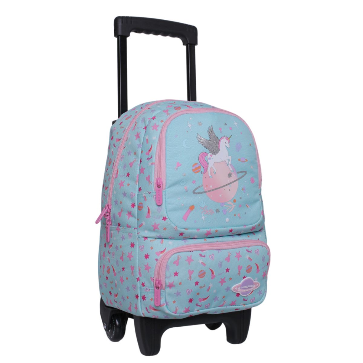 HEAD - Mochila con Ruedas Pequeña Winner Pegaso Menta Head