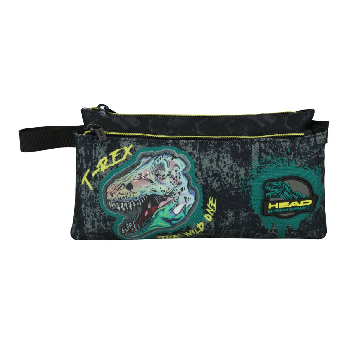 HEAD - Estuche Escolar Celerio Dino 3D Negro Head