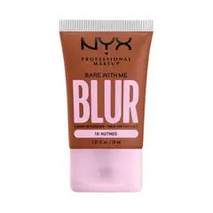 NYX - Base de Maquillaje Bare With Me Blur Nutmeg T18 NYX.