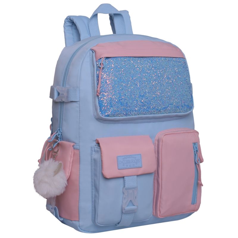 HEAD - Mochila Mujer Fusion K-POP Glitter Celeste Head
