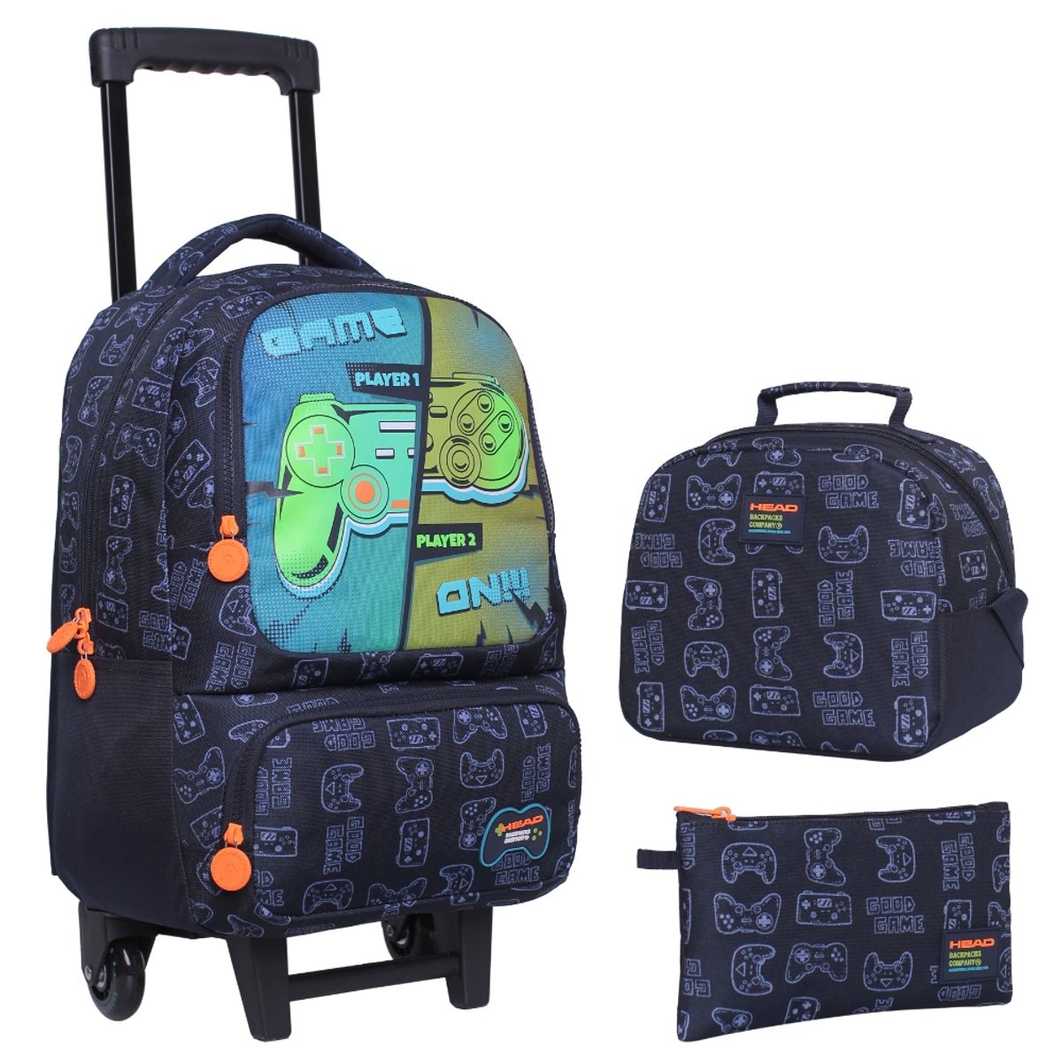 HEAD - Pack Bakan Escolar Game On Azul Head