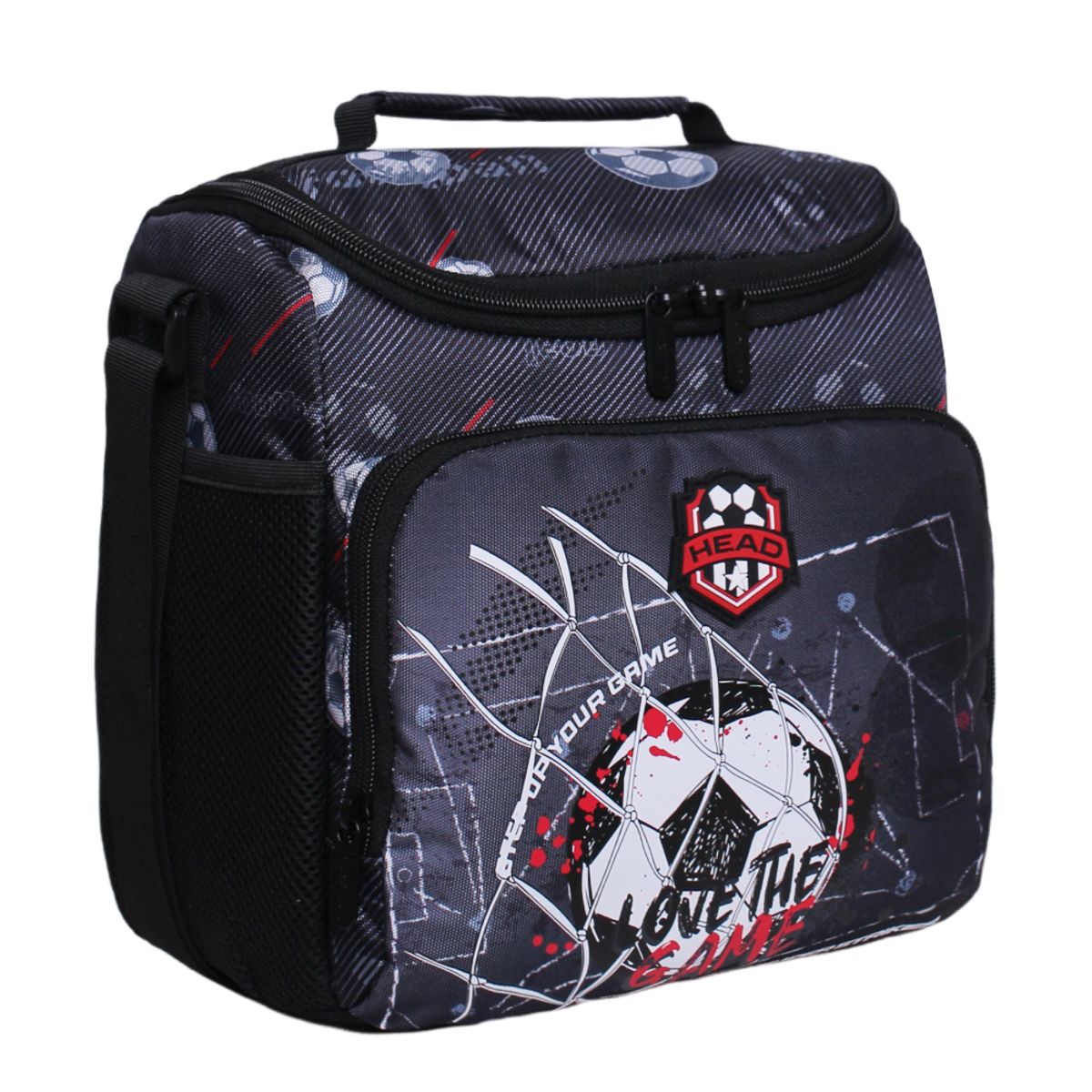 HEAD - Lonchera Escolar Freeze Futbol Negro Head