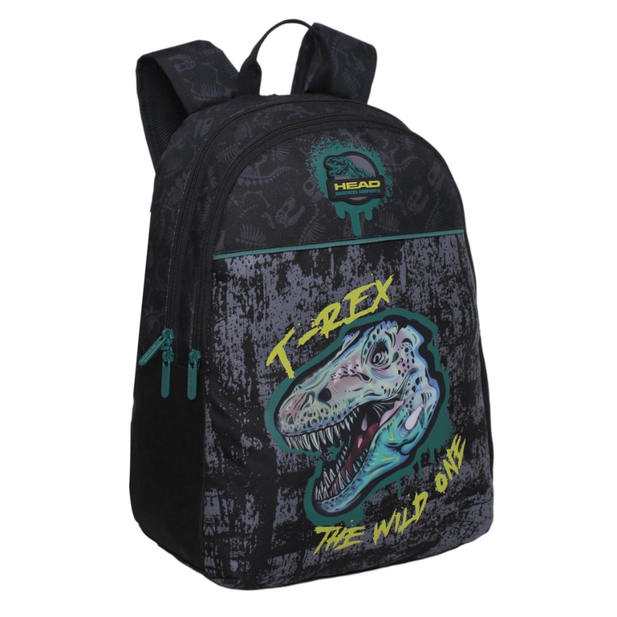HEAD - Mochila Infantil Sunny Dino 3D Negro Head