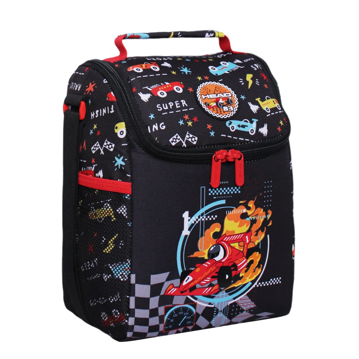 HEAD - Lonchera Térmica Greenland Race Car Negro Head