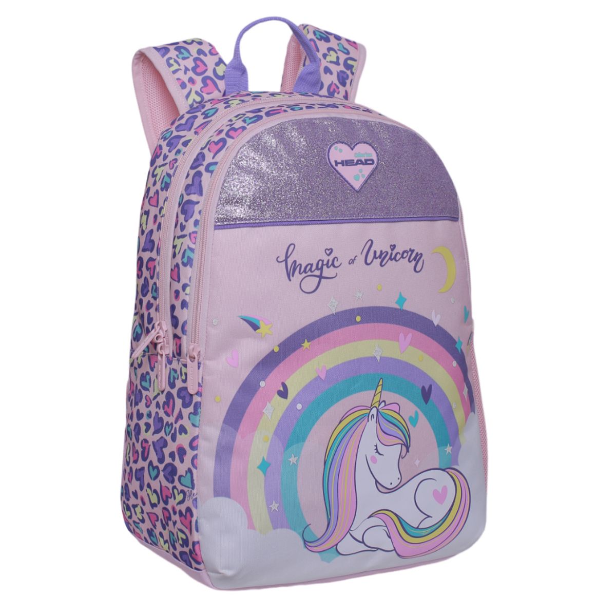 HEAD - Mochila Infantil Sunny Unicornio Corazon Rosado Head
