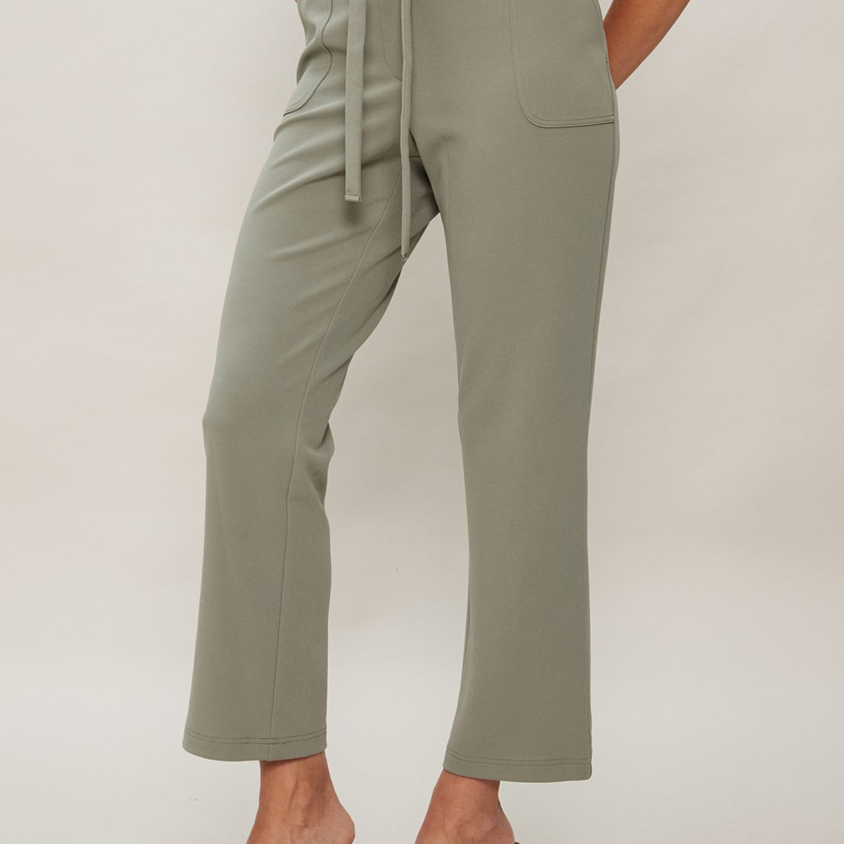 MA GRIFFE - Pantalon Taupe Mujer Magriffe