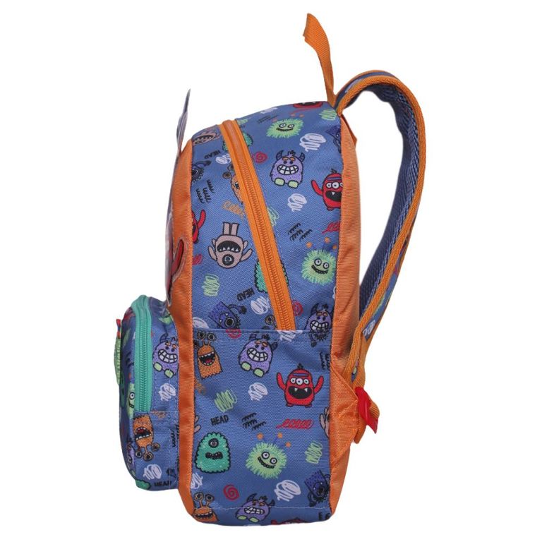 Mochila Infantil Pop Monsters Azul Azul TALLA UNICA