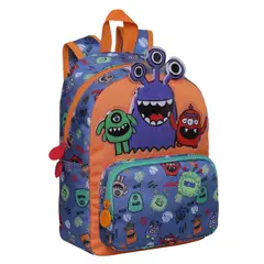 HEAD - Mochila Infantil Pop Monsters Azul